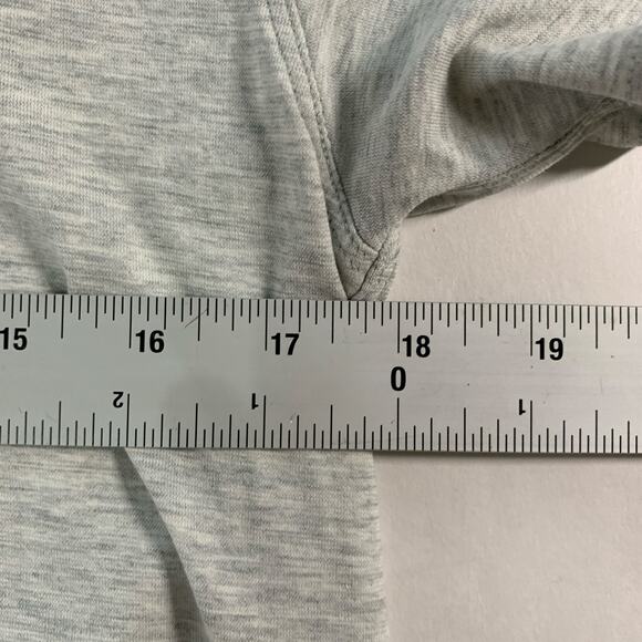 Lululemon 2 Crew Neck Short Sleeve Shirt Heathered Gray Gym Sports - Picture 6 of 8